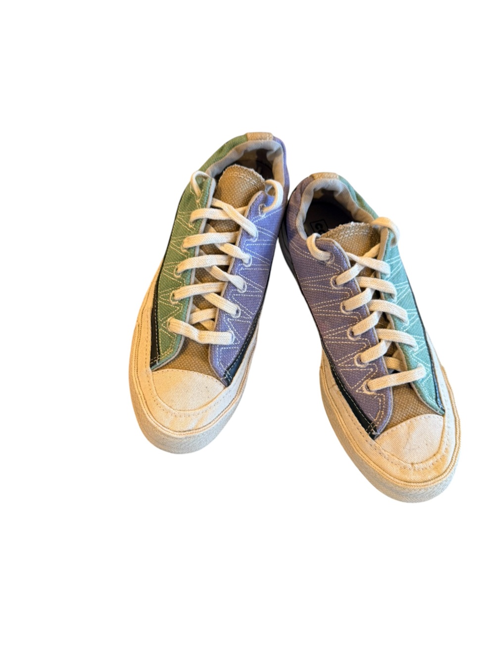 Women's Men's Converse Chuck 70 Cozy Granola Sneakers Green Lilac Size 7.5 (W) - Picture 6 of 10